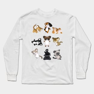 Cat Yoga Long Sleeve T-Shirt